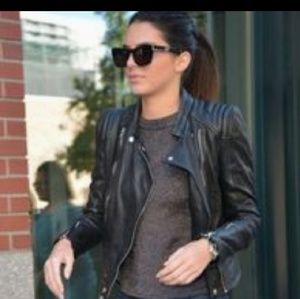 Super Cute Zara Vegan Leather Moto